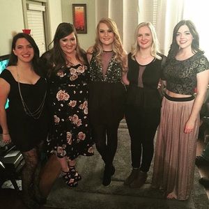 Torrid Size 18 Black Rose Calf Length Dress